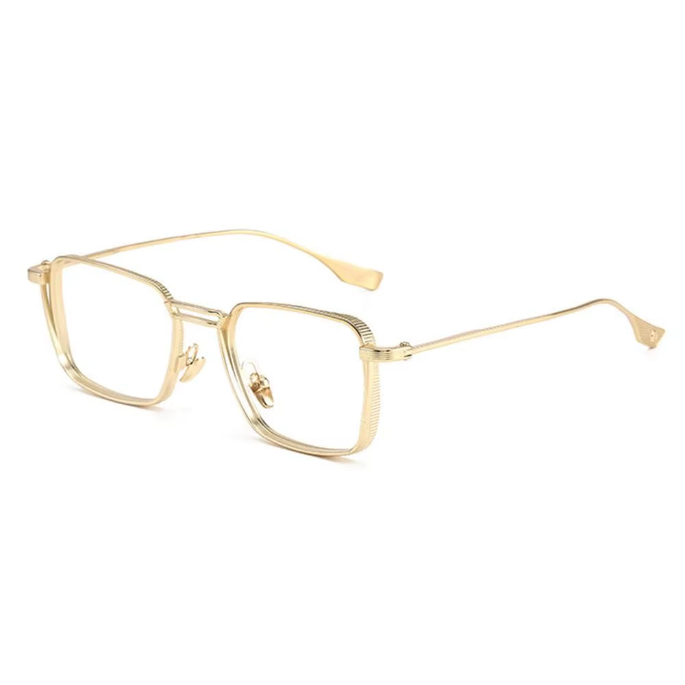 Anti-Blue Light Glasses with Metal Frame for Men and Women - Eye Protection Eyewear
