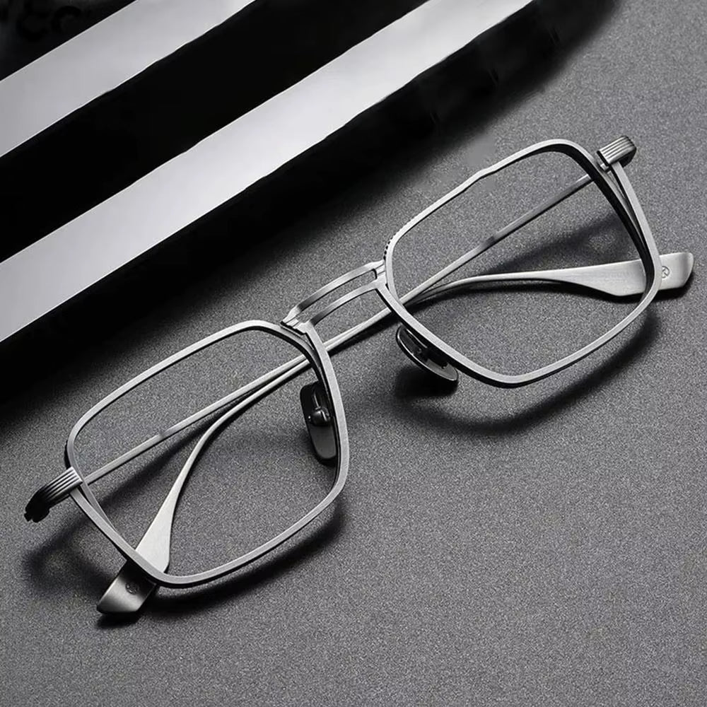 Anti-Blue Light Glasses with Metal Frame for Men and Women - Eye Protection Eyewear