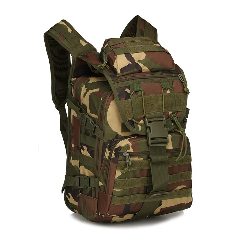 2025 Tactical Waterproof Outdoor Backpack - Durable Camouflage Hiking and Mountaineering Gear