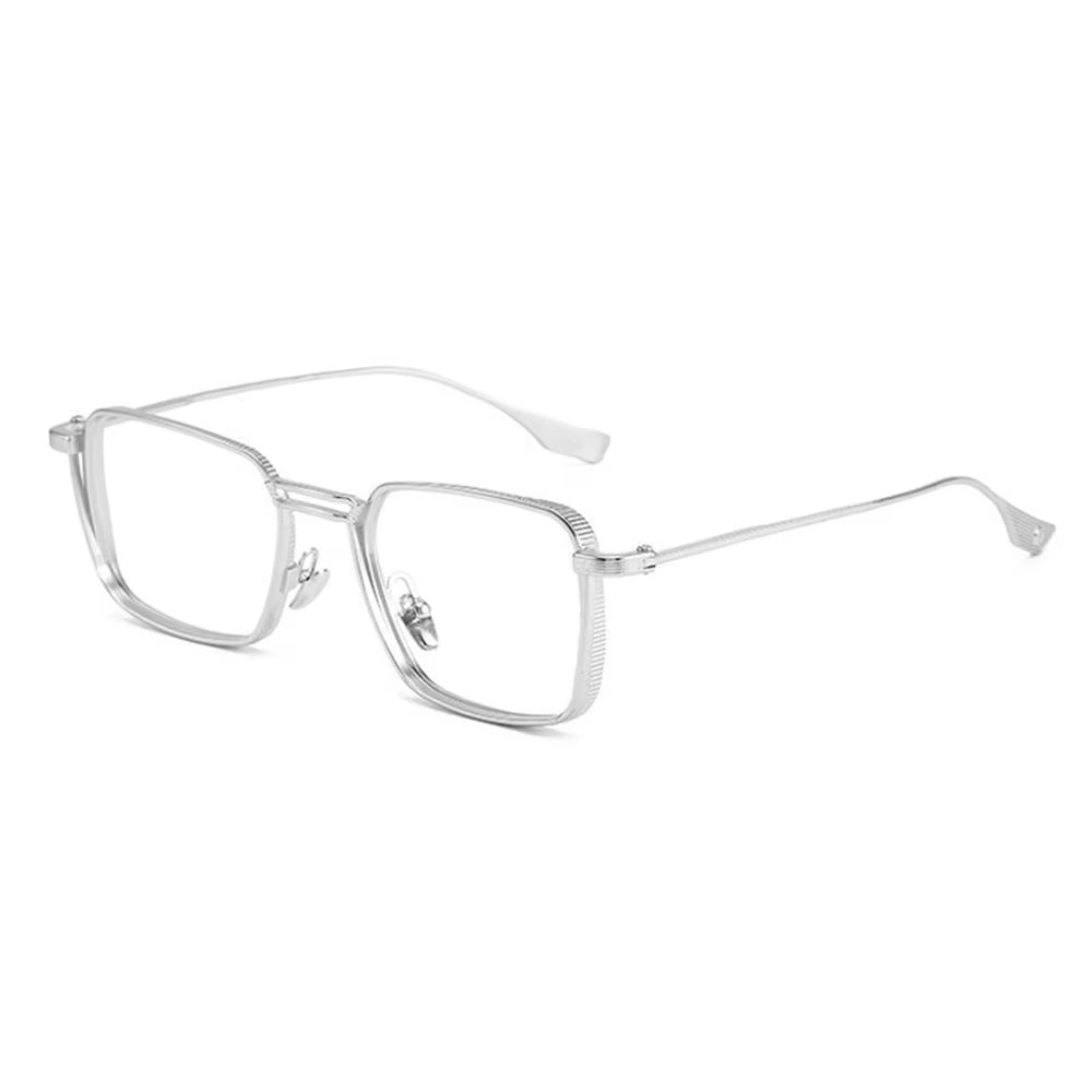 Anti-Blue Light Glasses with Metal Frame for Men and Women - Eye Protection Eyewear