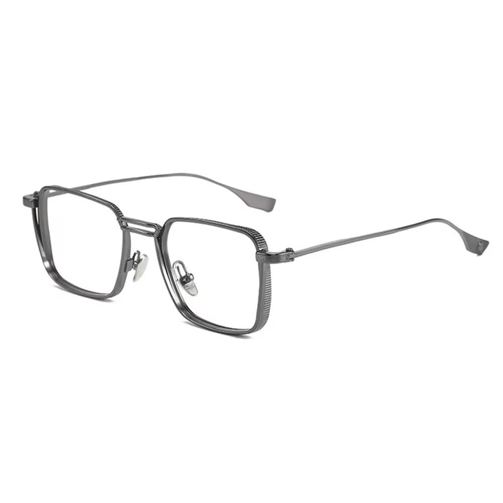 Anti-Blue Light Glasses with Metal Frame for Men and Women - Eye Protection Eyewear
