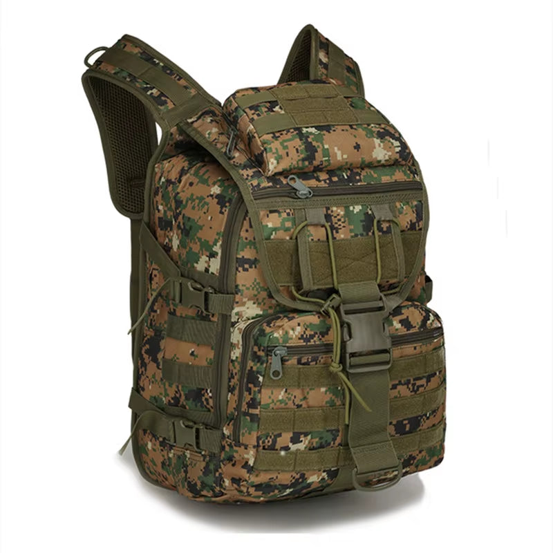 2025 Tactical Waterproof Outdoor Backpack - Durable Camouflage Hiking and Mountaineering Gear
