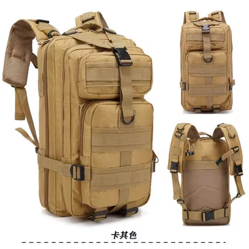 2025 Waterproof Tactical Camouflage Backpack - Multifunctional 3P Cycling & Outdoor Sports Pack