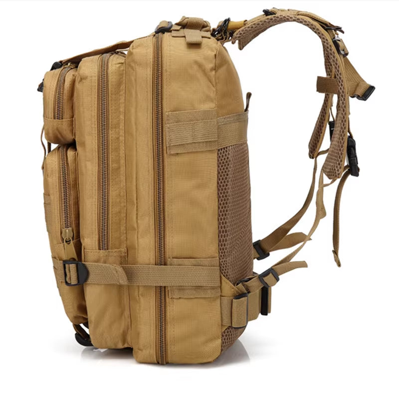2025 Waterproof Tactical Camouflage Backpack - Multifunctional 3P Cycling & Outdoor Sports Pack
