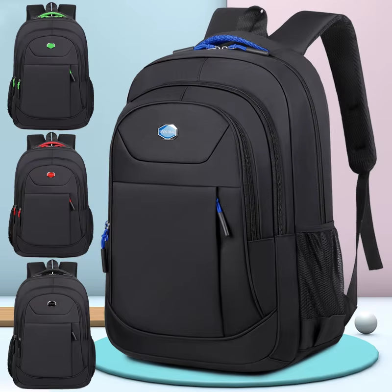 Stylish Men's Waterproof Oxford Backpack - Perfect for Business, Travel & School!