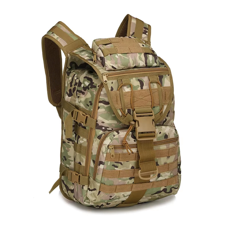 2025 Tactical Waterproof Outdoor Backpack - Durable Camouflage Hiking and Mountaineering Gear