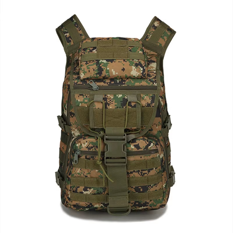 2025 Tactical Waterproof Outdoor Backpack - Durable Camouflage Hiking and Mountaineering Gear