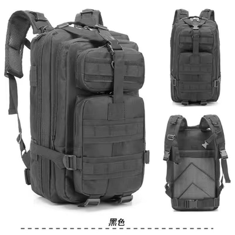 2025 Waterproof Tactical Camouflage Backpack - Multifunctional 3P Cycling & Outdoor Sports Pack