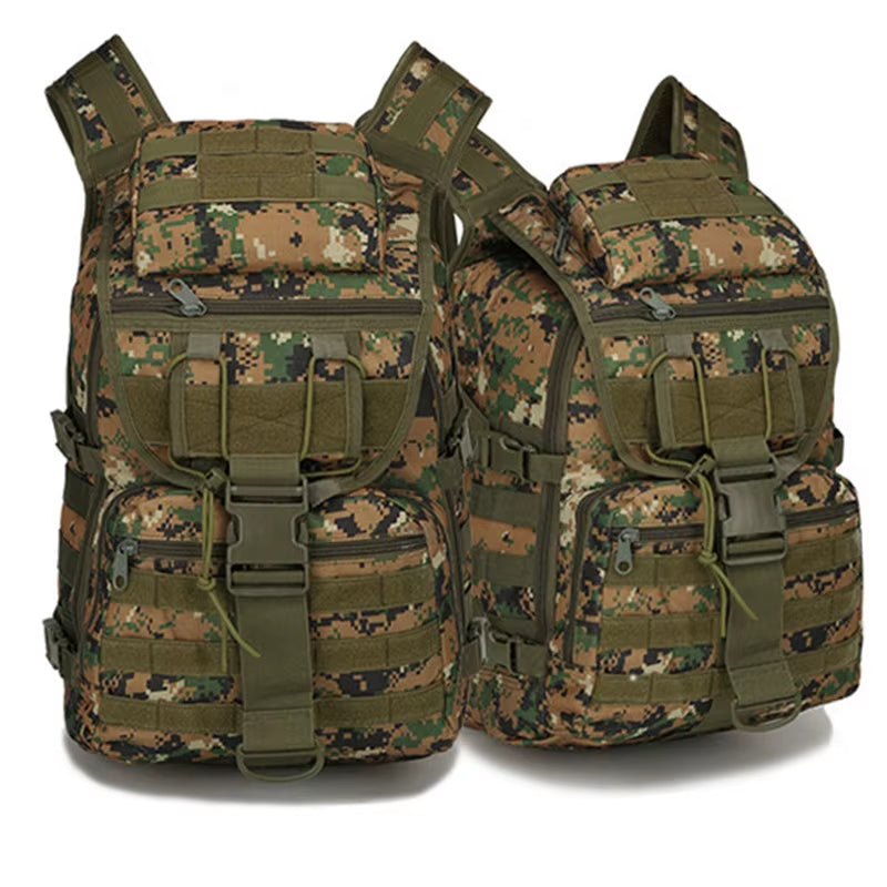 2025 Tactical Waterproof Outdoor Backpack - Durable Camouflage Hiking and Mountaineering Gear