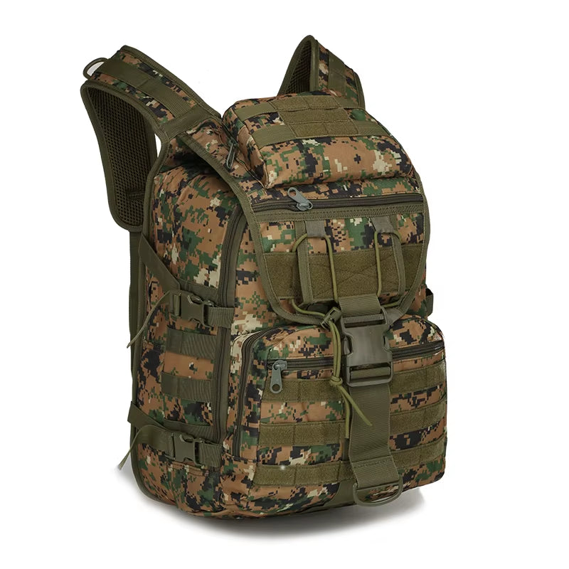 2025 Tactical Waterproof Outdoor Backpack - Durable Camouflage Hiking and Mountaineering Gear